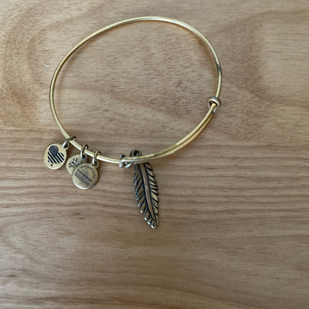 Alex and Ani Feather Bracelet